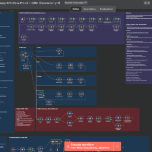 Workflow n8n WhatsApp PRO con CRM Autónomo
