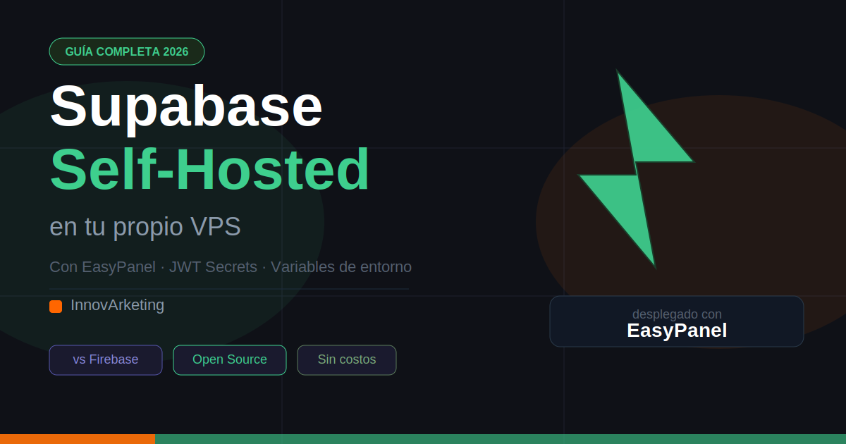 Instalar Supabase Self-Hosted en EasyPanel